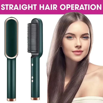 Hair Straightener Comb – 2-in-1 Hot Comb & Brush