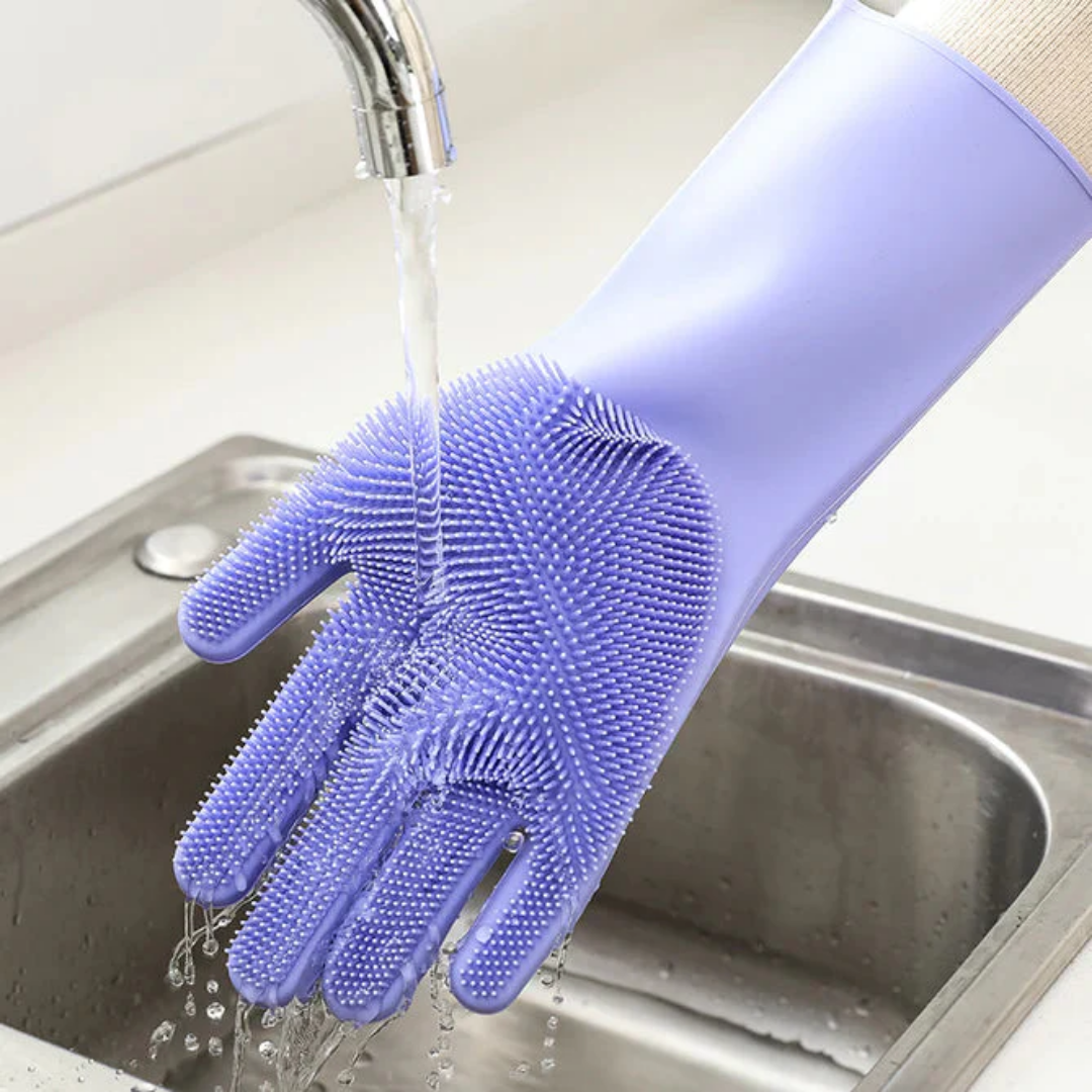 Magic Silicone Dishwashing Gloves