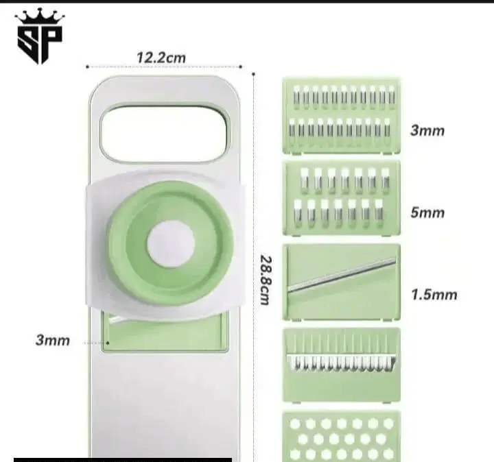 5 In 1 Stainless Steel Fruit Vegetable Cutter